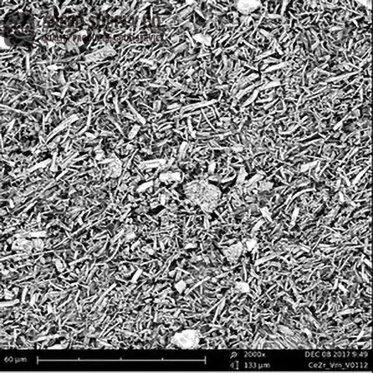 Cerium zirkoniumoksid malte nanofibre